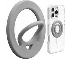 Spigen Dual Pop MagSafe telefono laikiklis, pilkas