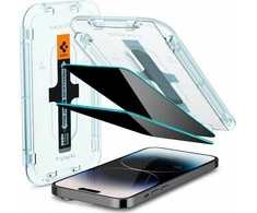 Apsauginis stiklas Spigen Glass EZ Fit Privacy 2 Pack - iPhone 14 Pro