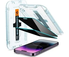 Apsauginis stiklas Spigen Glass EZ Fit Privacy 2 Pack - iPhone 14 Pro Max