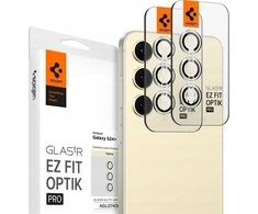 „Spigen Glass tR EZ Fit Optik Pro“ 2 vnt., geltonas – „Samsung Galaxy S24+“