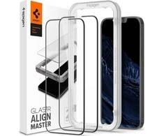 Ekrano apsauga Spigen tR Align Master 2 Pack, FC juodas - iPhone 14 Plus/iPhone 13 Pro Max