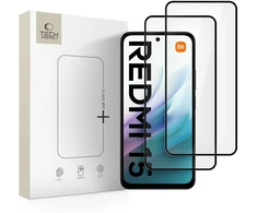 Tech-Protect Glass Fit+ 2-pack apsauginis stiklas skirtas Xiaomi Redmi 15 4G / 5G – juodas