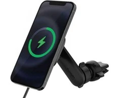Spigen ITS12W Onetap Magnetic Magsafe Vent automobilinis įkroviklis juoda