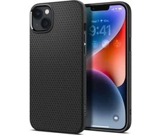 Dėklas SPIGEN LIQUID AIR IPHONE 14 PLUS/ 15 PLUS MATTE Juodas