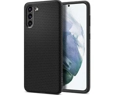 Dėklas SPIGEN LIQUID AIR GALAXY S21 MATTE Juodas