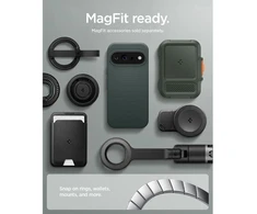 SPIGEN LIQUID AIR MAG MAGSAFE DĖKLAS GOOGLE PIXEL 11 PRO ABYSS Žalias