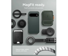 Dėklas SPIGEN LIQUID AIR MAG MAGSAFE GOOGLE PIXEL 11 ABYSS Žalias