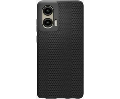 Dėklas Spigen Liquid Air, matte juodas - Motorola Moto G Stylus 5G 2024
