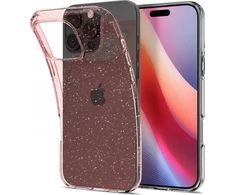 Dėklas Spigen Liquid Crystal Glitter, Rose Quartz - iPhone 16 Pro