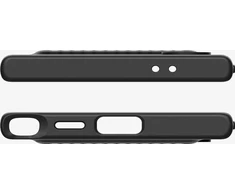 Dėklas Spigen Liquid Slot, matte juodas - Samsung Galaxy S24 Ultra