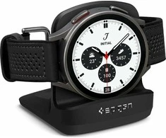 Naktinis įkrovimo stovas Spigen S353, skirtas Samsung Galaxy 5/5 Pro, Juodos spalvos