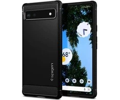 Dėklas Spigen Rugged Armor, juodas - Google Pixel 6a
