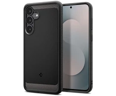 Dėklas „SPIGEN RUGGED ARMOR GALAXY S25 FE“ MATINĖ JUODA