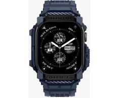 Spigen „Rugged Armor Pro“, tamsiai mėlynas mėlynas - Apple Watch 10 42 mm