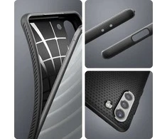 Dėklas SPIGEN LIQUID AIR GALAXY S21 MATTE Juodas