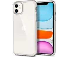 Dėklas „Spigen Crystal Hybrid“, skaidrus – iPhone 11