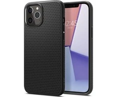 Spigen Liquid Air dėklas skirtas Apple iPhone 12 Pro Max, spalva - Matte Black