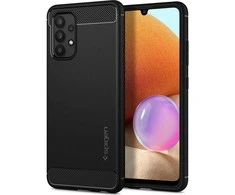 Spigen Rugged Armor Samsung Galaxy A52 / A52S dėklas telefonui matinės juodos spalvos