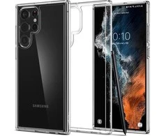 Dėklas Spigen Ultra Hybrid, krištolo skaidrumo - Samsung Galaxy S22 Ultra