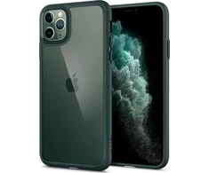 Dėklas Spigen Ultra Hybrid, midn. žalias - iPhone 11 Pro