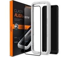 Apsauginis ekrano stiklas Spigen ALM FC Apple iPhone 11 juodos spalvos