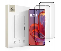 Tech-Protect Glass Fit+ 2-pack apsauginis stiklas skirtas Motorola Edge 50 Neo / 60 Neo – juodas