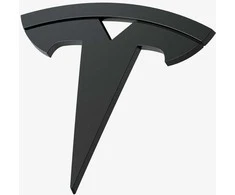 Spigen Tesla priekinės emblemos pilnas dangtelis, juodas - Tesla Model 3 2024