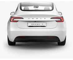 Spigen Tesla galinės emblemos (logotipo) pilnas dangtelis, juodas - Tesla Model 3 2024