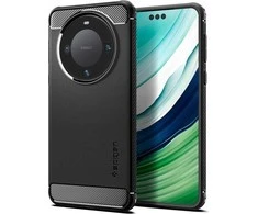 Dėklas Spigen Rugged Armor, juodas - Huawei Mate 60 Pro