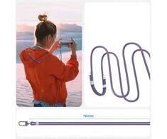 Dirželis Spigen Universal Cross Body Strap 2 1 Pack, deep violetinė