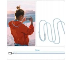 Dirželis Spigen Universal Cross Body Strap 2 1 Pack, mute mėlynas