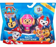 Spin Master Bathing figūrėlės Paw Patrol 3 pakuotė