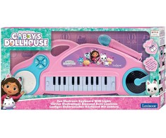 Lexibook – Gabby's Dollhouse elektroninė klaviatūra su šviesomis (K704GDH)