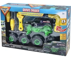 Monster Jam Mechanix 1:18 Grave Digger kokoamisauto