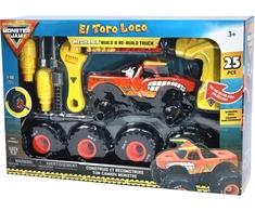 Monster Jam Mechanix 1:18 El Toro Loco konstravimo automobilis