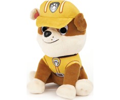PAW PATROL Pliušinis šuniukas-patrulis RUBBLE, 15cm