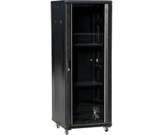 ALAN Spintelė rakinama, vienos dalies A-LAN SS-42U-600-600-01-C (42U, 19', 2050mm / 600mm / 600mm, stovimas, Pilnas, Stiklas, Atidaromas,