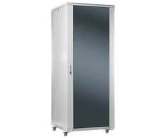 Spinta Digitus SOMI Networks | 27U, 19″ laisvai stovinti spinta | 27U-60/60NAC | Pilka | Maks. apkrova 800 kg, nuimamos ir užrakinamos šoninės plokštės, stiklinės durys, nesurinkta | Gylis: 60 cm