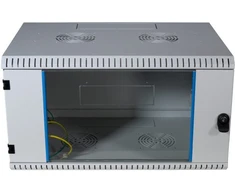 Efb Elektronik Spinta EFB EFB 19" sieninė spintelė 6U, fiksuota, 1 dalis, RAL7035, D=500