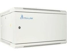 EXTRALINK 6U 600X600 ASP sieninė spintelė metalinių durų pilka