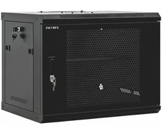 Spinta Incobex RACK 19 wisząca 15U 600x600 Seria: ALL IN ONE (Drzwi perforowane, juoda) (INL-RW-15U-6060-P-C)