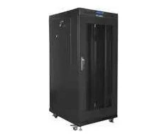 LANBERG Rack spintelė 19 laisvai stovinti 32U 600x1000 plokščia pakuotė su tinklelio durelėmis LCD juodas