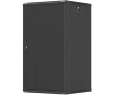 Spinta Lanberg montuojama pakabinama rack 19'' 22U 600X600 juoda metalinės durys (FLAT PACK) (WF01-6622-00B)