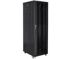 LANBERG FF01-8842-12B-kpl laisvai pastatomas stovas 19 išmontuotas plokščias paketas 42U 800 x 800 mm