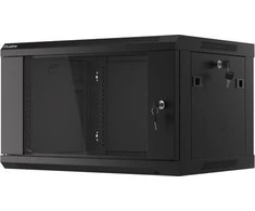 LANBERG WF01-6406-10B sieninis stovas 19 colių išmontuojamas plokščias paketas 6U/600x450mm juodas