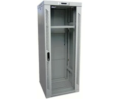 LEXI-Net 19" spintelė 27U 600x600 nuimama, vėdinimo blokas, termostatas, ratai, 600 kg, stiklas, pilka