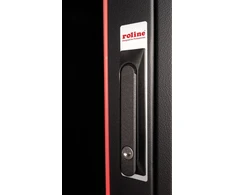 Spinta Roline ROLINE tinklo spintelė Pro 48,26 cm 19 colių 47U 600x800 PxD Stiklinės durys Juodos