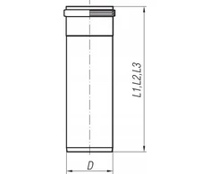SpiroFlex 120 lygus vamzdis 0,5 m, nerūdijantis plienas