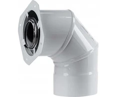 SpiroFlex 60/100-80/125 IMK adapteris (kelio) baltas