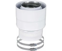 SpiroFlex 60/100-80/125 AR adapteris baltas ACV ILEA